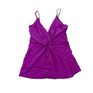 Gorgeous hot pink Zara satin top